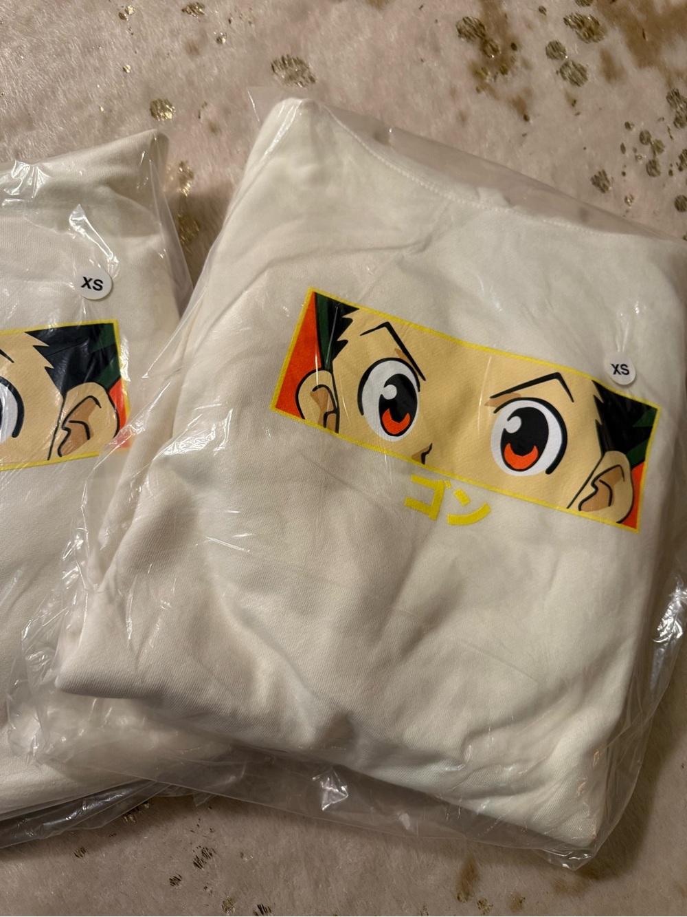 NEW Hypland × Hunter x Hunter Gon Eye Cream Hoodie XS